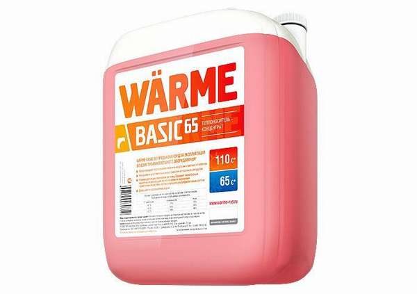 «WARME Basic-65» – теплоноситель на этиленгликоле