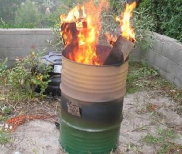 Делаем печь для сжигания мусора своими руками 2 варианта постройки