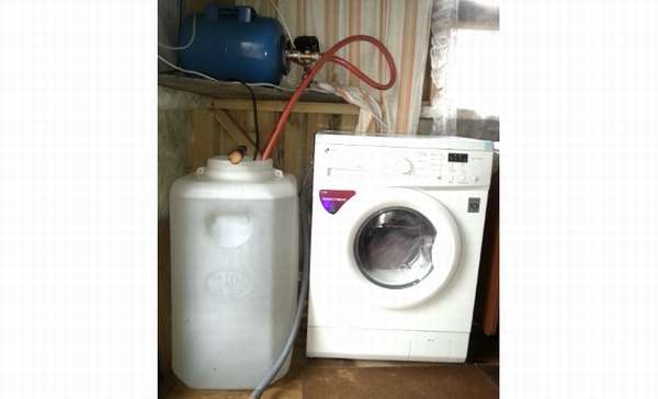 подключение стиральной машины без водопровода