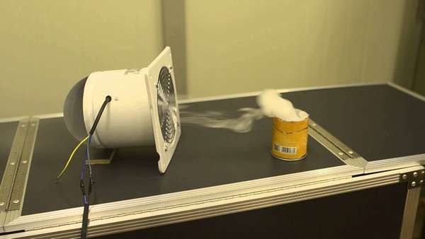 вентилятор в ванной дым