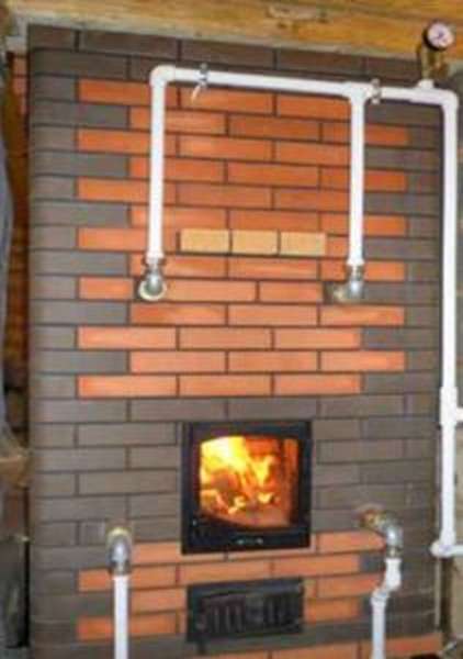 Кирпичная печь с водяным контуром для отопления дома своими руками